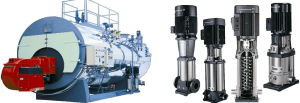 Bơm trục đứng tăng áp - Bơm nước nóng cao áp cho nồi hơi